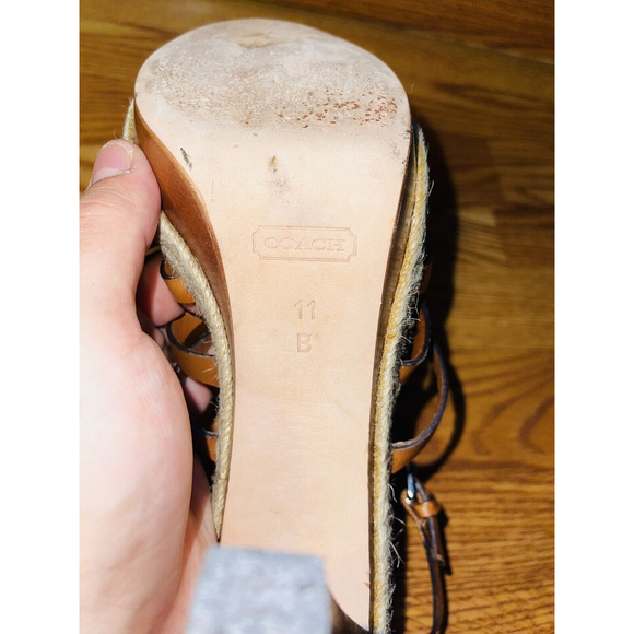 Coach Wooden Platform Heels - Picture 8 of 8